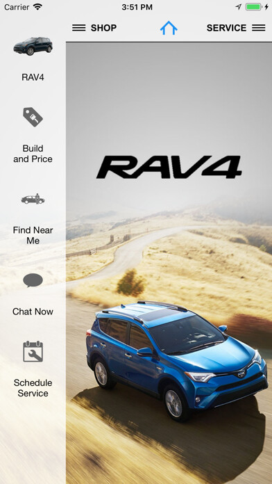 Emulate iPhone app Toyota RAV4 - Shop. Buy. Own. using MyAndroid Emulate iPhone app Toyota RAV4 - Shop. Buy. Own. using MyAndroid