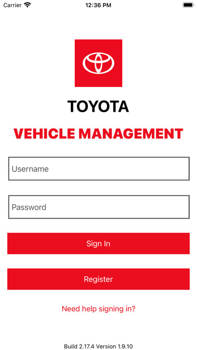 Emulate iPhone app Toyota Vehicle Management using MyAndroid Emulate iPhone app Toyota Vehicle Management using MyAndroid