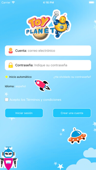 Emulate iPhone app Toy Planet Track using MyAndroid