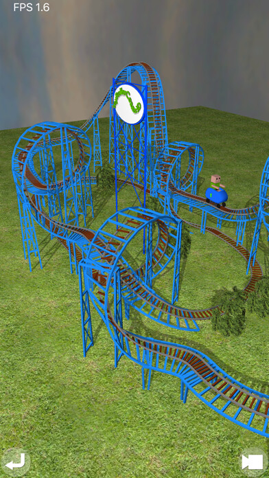 Emulate iPhone app Toy RollerCoaster 3D using MyAndroid