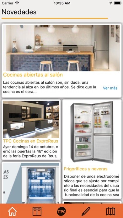 Emulate iPhone app TPC Cocinas App using MyAndroid Emulate iPhone app TPC Cocinas App using MyAndroid