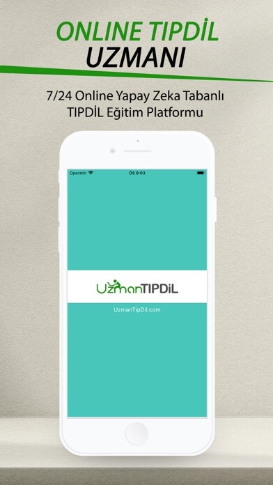 Emulate iPhone app TıpDil İngilizce (UzmanTipDil) using MyAndroid