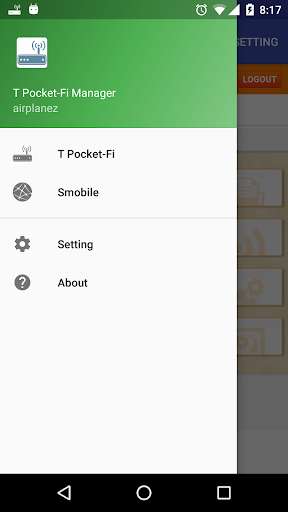 Emulate Android APK T Pocket-Fi Manager