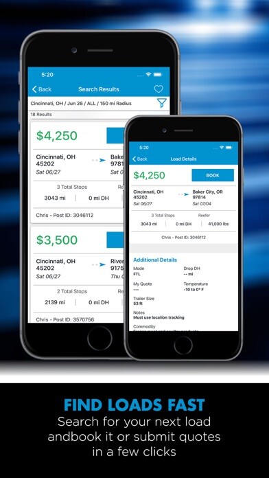 Emulate iPhone app TQL Carrier Dashboard using MyAndroid Emulate iPhone app TQL Carrier Dashboard using MyAndroid