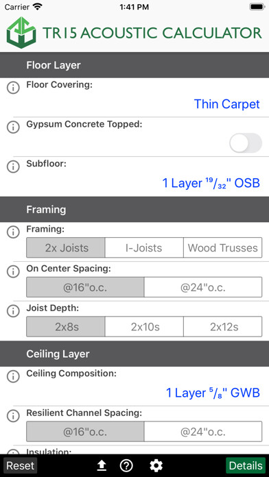 Emulate iPhone app TR15 Acoustic Calculator using MyAndroid Emulate iPhone app TR15 Acoustic Calculator using MyAndroid