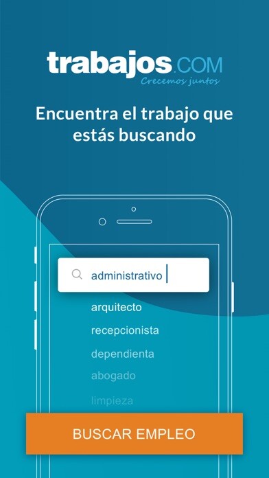 Emulate iPhone app Trabajos.com using MyAndroid