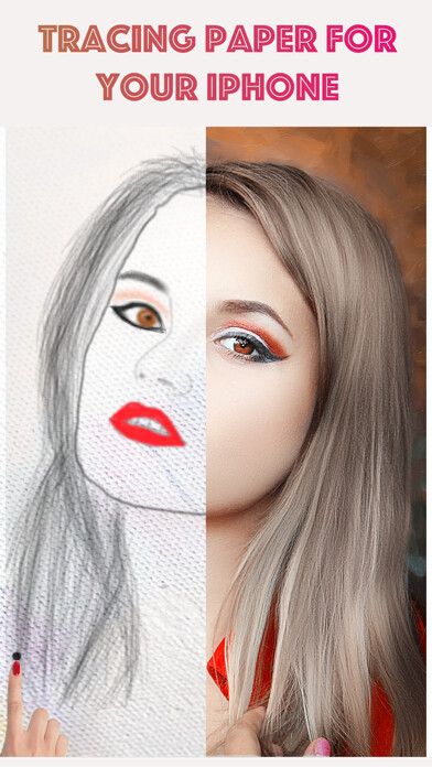 Emulate iPhone app Trace and Sketch - Drawing using MyAndroid