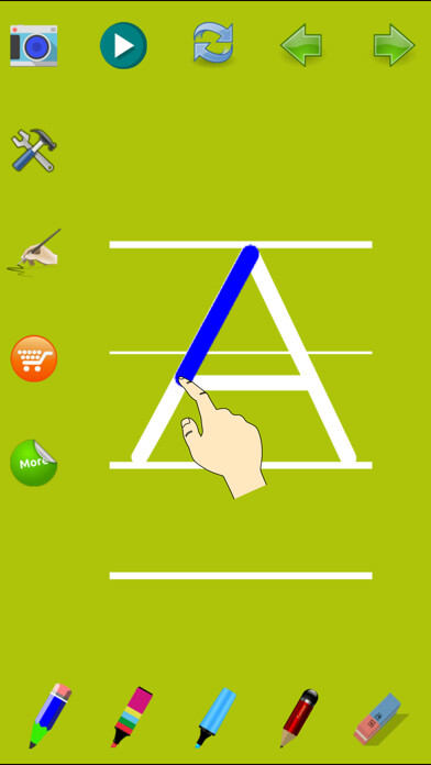 Emulate iPhone app Trace Letter Level 12 using MyAndroid Emulate iPhone app Trace Letter Level 12 using MyAndroid