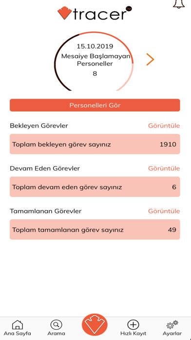 Emulate iPhone app Tracer Task using MyAndroid