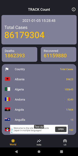 Run android online APK TrackCount from MyAndroid or emulate TrackCount using MyAndroid