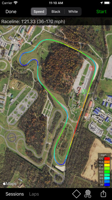 Emulate iPhone app TrackDay Pro using MyAndroid