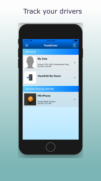 Emulate iPhone app TrackDriver: Track Remotely using MyAndroid Emulate iPhone app TrackDriver: Track Remotely using MyAndroid