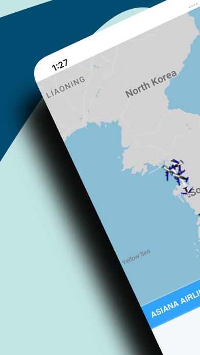 Emulate iPhone app Tracker for Asiana Airlines using MyAndroid