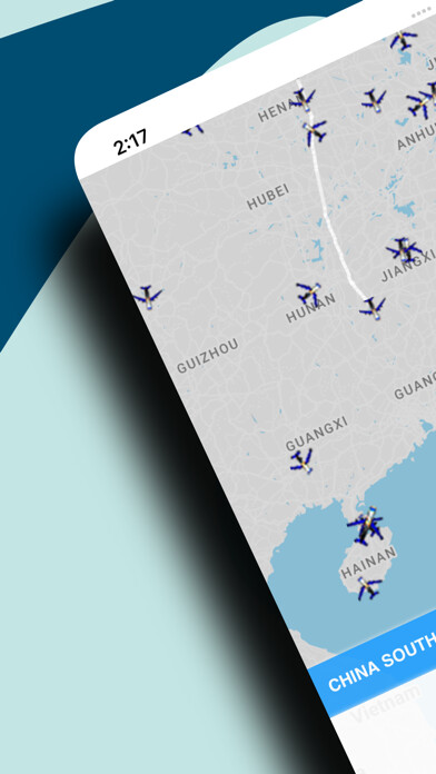 Emulate iPhone app Tracker For China Southern using MyAndroid