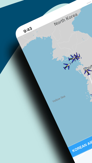 Emulate iPhone app Tracker for Korean Air using MyAndroid