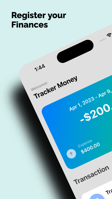 Emulate iPhone app Tracker Money using MyAndroid