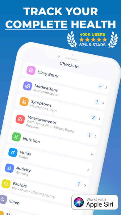 Emulate iPhone app Tracker, Reminder - CareClinic using MyAndroid