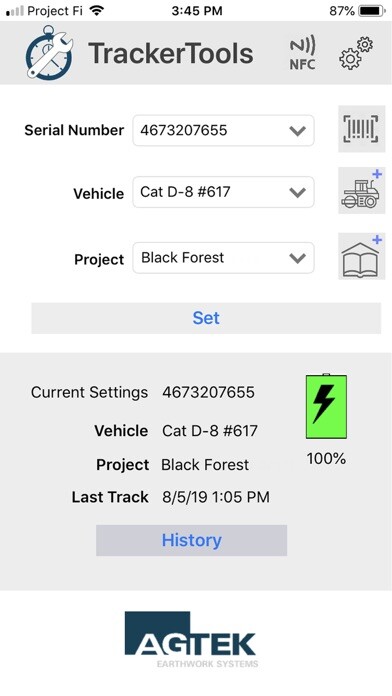 Emulate iPhone app TrackerTools using MyAndroid