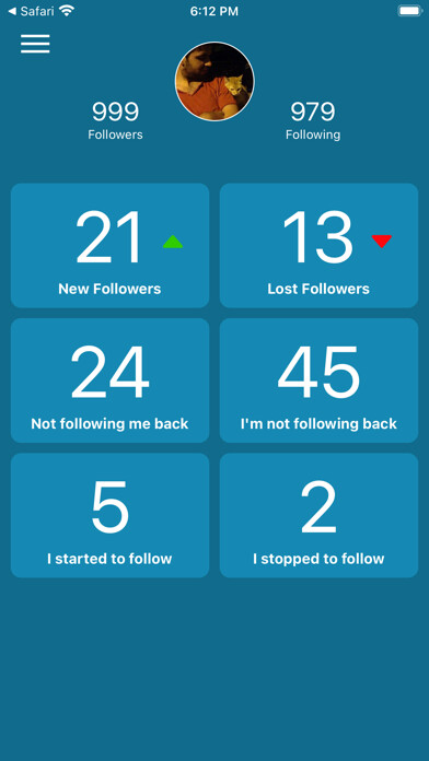 Emulate iPhone app Track Followers for Twitter using MyAndroid Emulate iPhone app Track Followers for Twitter using MyAndroid