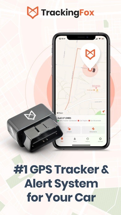 Emulate iPhone app TrackingFox Car GPS Tracker using MyAndroid