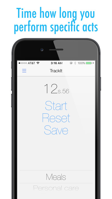 Emulate iPhone app TrackIt - Keep Tracking using MyAndroid Emulate iPhone app TrackIt - Keep Tracking using MyAndroid