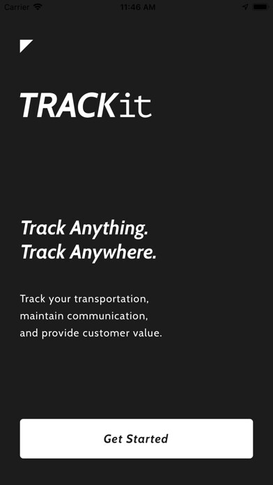 Emulate iPhone app TRACKit - Tracking Software using MyAndroid