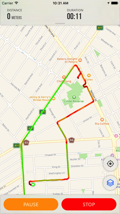 Emulate iPhone app TrackMe - Track with Gps using MyAndroid