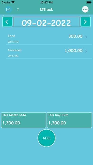 Emulate iPhone app Track Month using MyAndroid