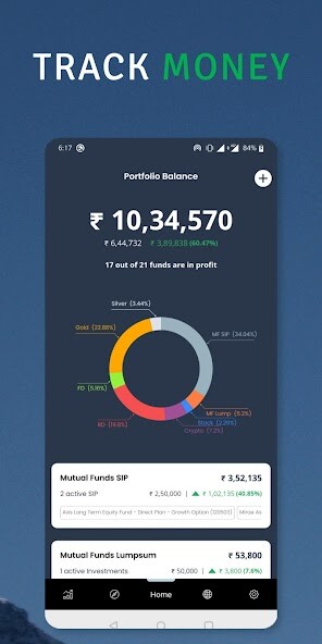 Run android online APK Track Mutual Funds, Stocks, and more - MoneyFit.io from MyAndroid or emulate Track Mutual Funds, Stocks, and more - MoneyFit.io using MyAndroid