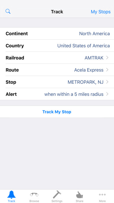 Emulate iPhone app TrackMyStop Never Miss a Stop using MyAndroid Emulate iPhone app TrackMyStop Never Miss a Stop using MyAndroid