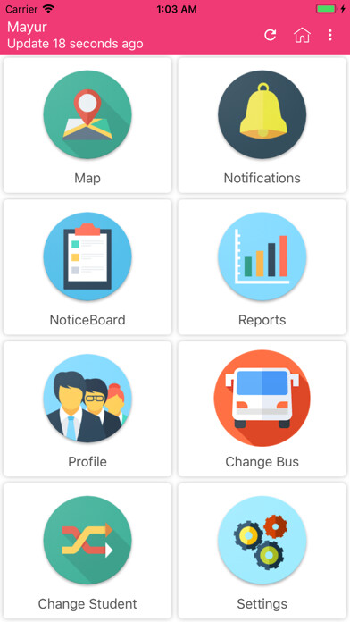 Emulate iPhone app Track School Bus using MyAndroid