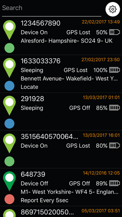 Emulate iPhone app Track Server using MyAndroid