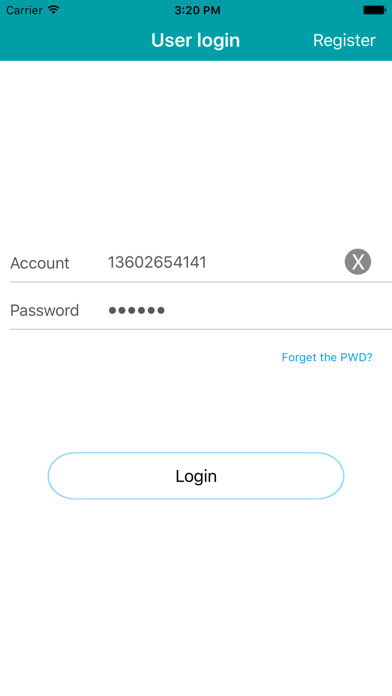 Emulate iPhone app TrackWeight using MyAndroid