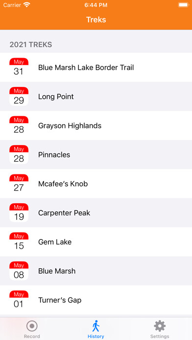 Emulate iPhone app Track Your Trek using MyAndroid Emulate iPhone app Track Your Trek using MyAndroid