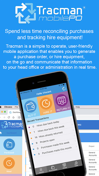 Run android online APK Tracman - Purchase Orders on the go! from MyAndroid or emulate Tracman - Purchase Orders on the go! using MyAndroid