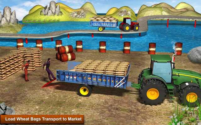 Emulate Android APK Tractor Cargo Transporter Farming Simulator