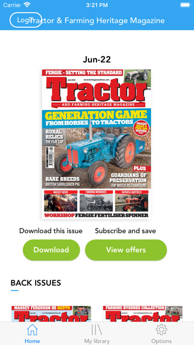Emulate iPhone app Tractor & Farming Heritage using MyAndroid Emulate iPhone app Tractor & Farming Heritage using MyAndroid