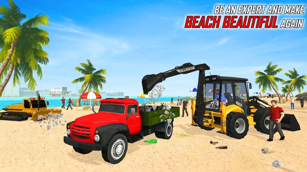 Run android online APK Tractor Simulator: Beach Clean from MyAndroid or emulate Tractor Simulator: Beach Clean using MyAndroid
