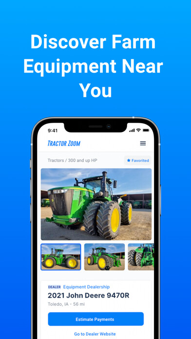 Emulate iPhone app Tractor Zoom using MyAndroid