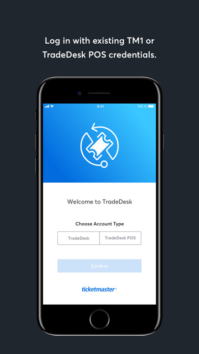 Emulate iPhone app TradeDesk by Ticketmaster using MyAndroid