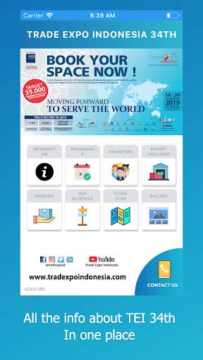 Run android online APK Trade Expo Indonesia 34th 2019 from MyAndroid or emulate Trade Expo Indonesia 34th 2019 using MyAndroid