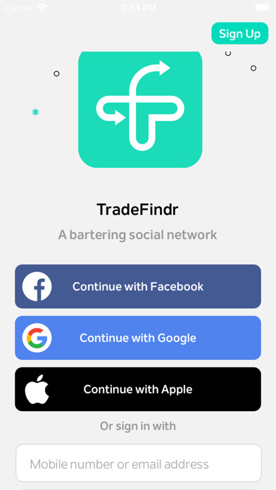 Emulate iPhone app TradeFindr App using MyAndroid Emulate iPhone app TradeFindr App using MyAndroid