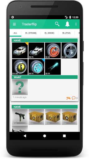 Run android online APK Traderflip: Trade In-Game Items from MyAndroid or emulate Traderflip: Trade In-Game Items using MyAndroid