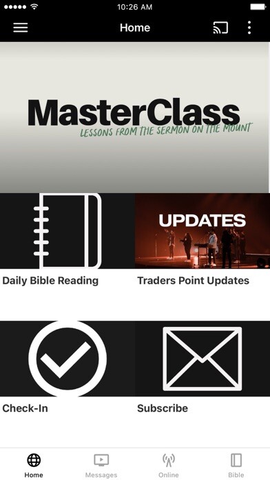 Emulate iPhone app Traders Point Christian Church using MyAndroid Emulate iPhone app Traders Point Christian Church using MyAndroid