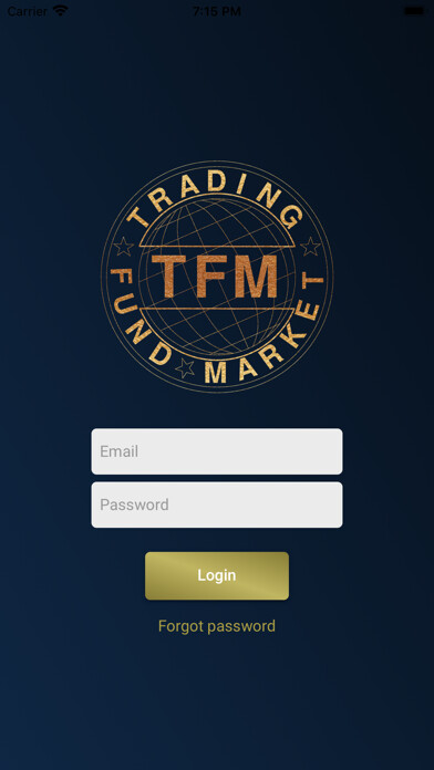 Emulate iPhone app Trading Fund Market using MyAndroid