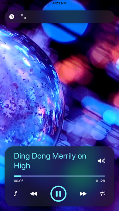 Emulate iPhone app Traditional Christmas Carols using MyAndroid Emulate iPhone app Traditional Christmas Carols using MyAndroid