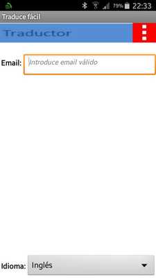 Emulate Android APK Traduceme