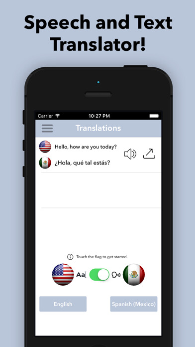 Emulate iPhone app Traductor de Ingles a Español using MyAndroid Emulate iPhone app Traductor de Ingles a Español using MyAndroid