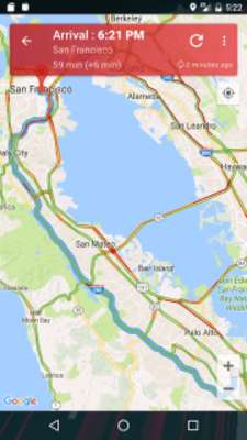 Emulate Android APK Traffic Alert + Widget