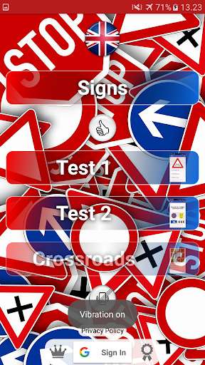 Run android online APK Traffic and Road signs from MyAndroid or emulate Traffic and Road signs using MyAndroid